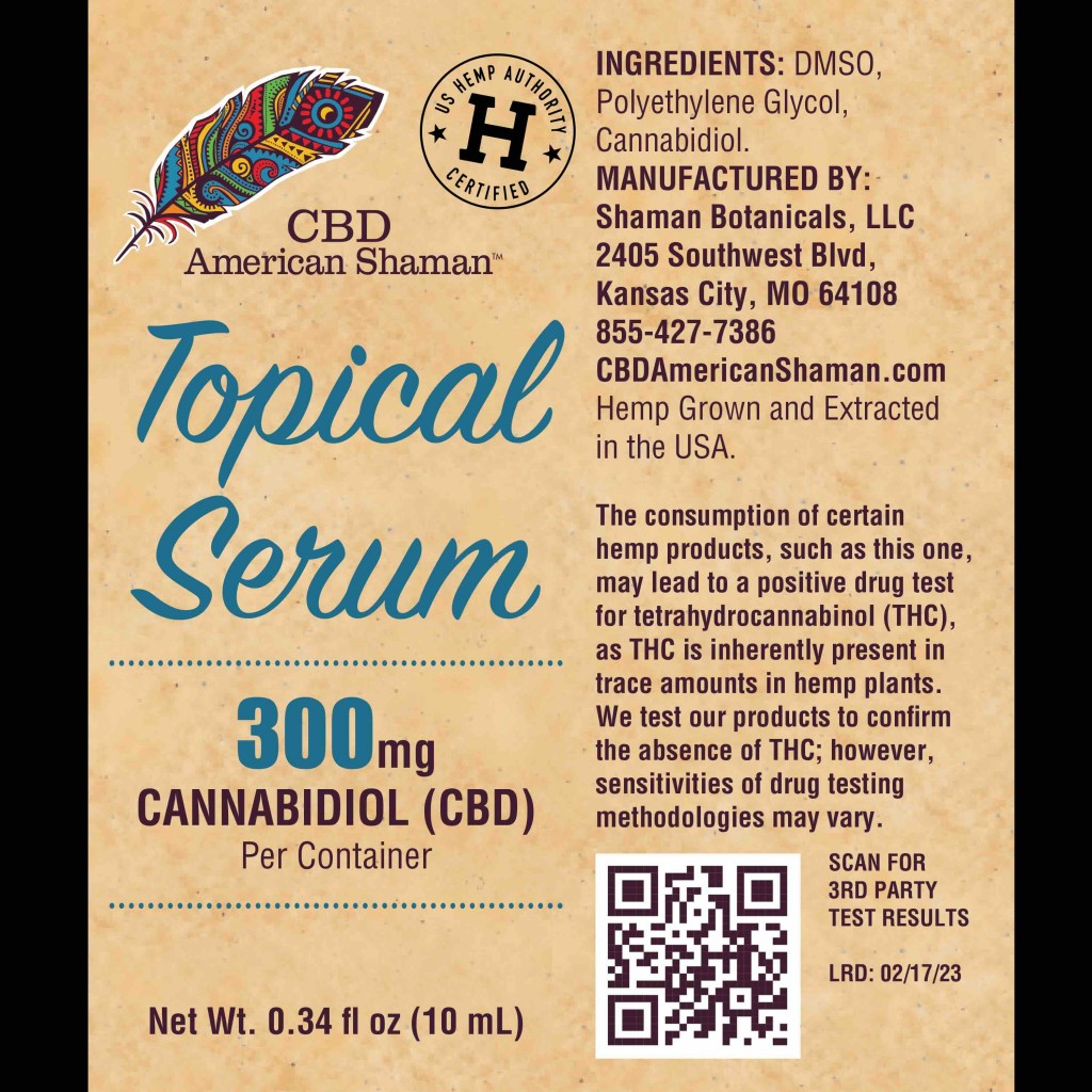 THC Free CBD Roll-On Topical Serum