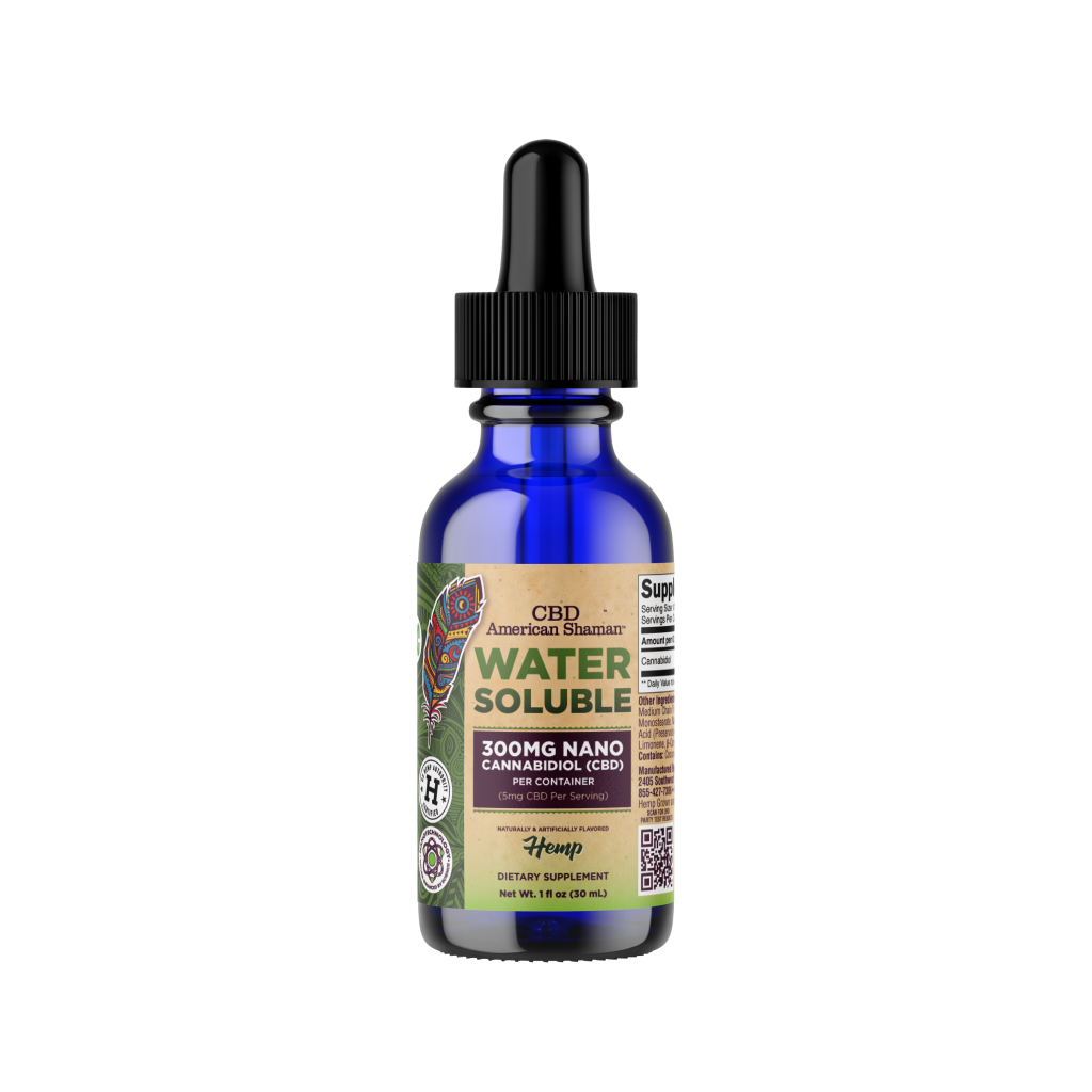 Water Soluble CBD, Hemp Oil (30mL) THC Free