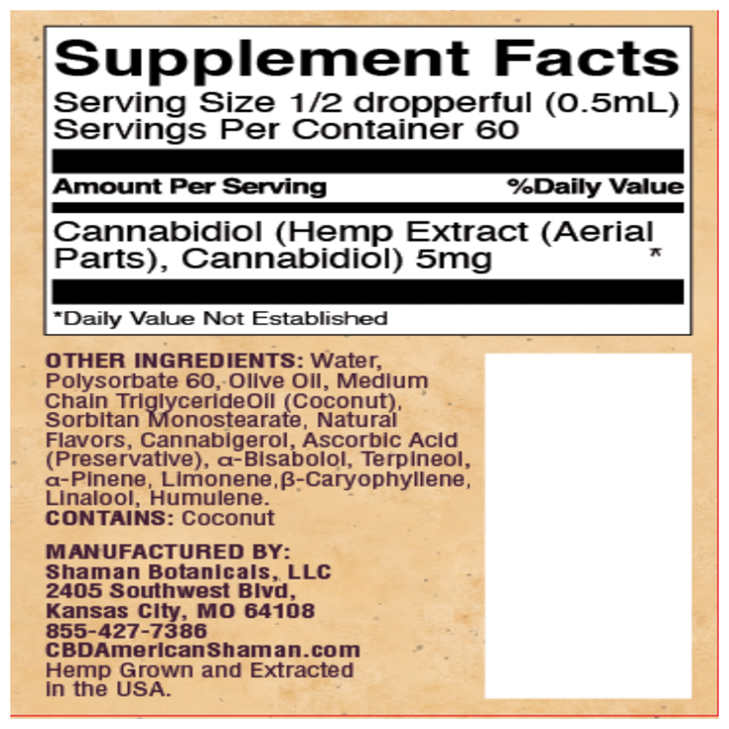 Water Soluble CBD, Full Spectrum Hemp Oil (30mL)