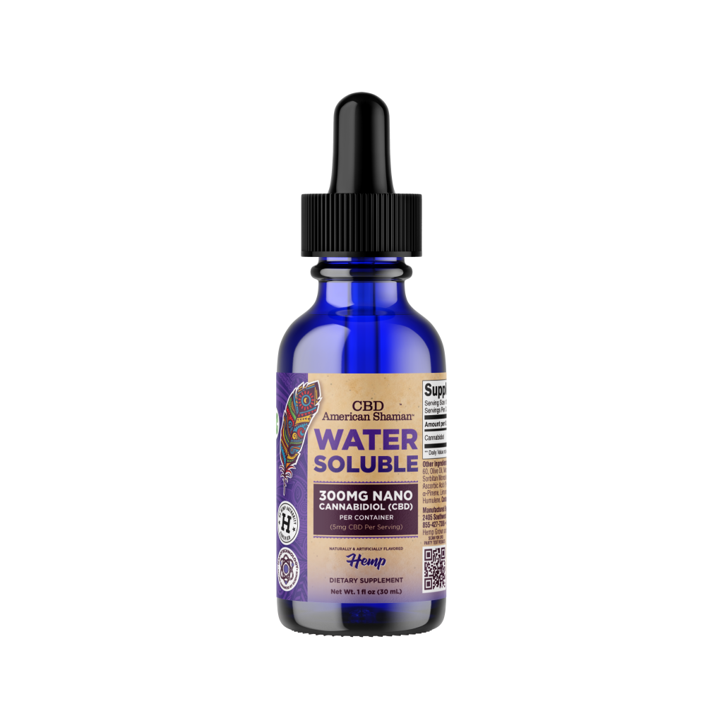 Water Soluble CBD, Hemp Oil (30mL) THC Free