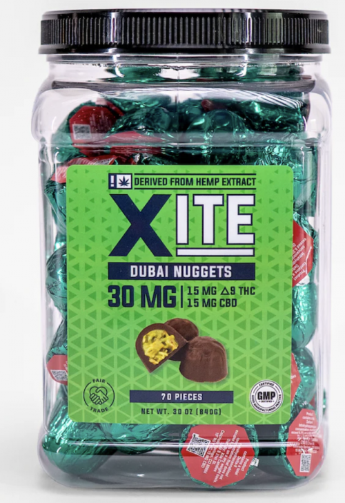 Delta 9 Dubai Chocolate Nuggets- Xite