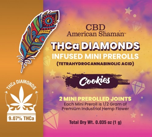 THCa Diamond Infused Pre Rolls