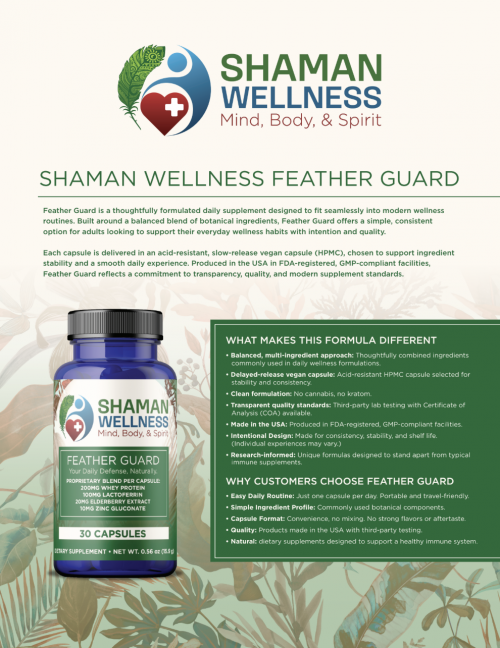 Feather Guard - One Sheet