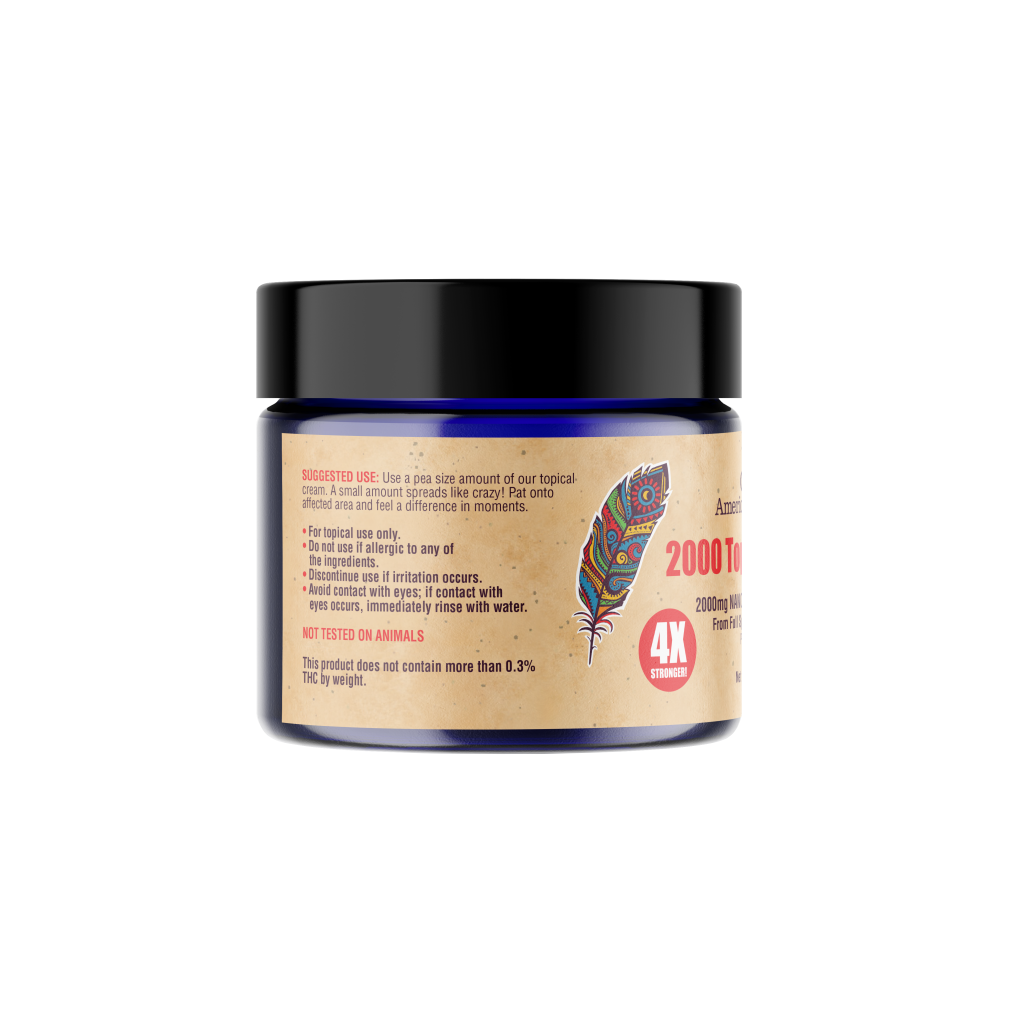 2000mg CBD Topical Cream